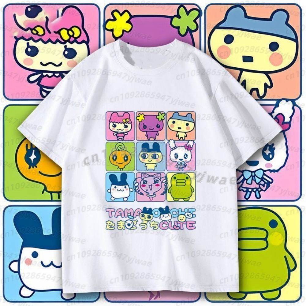 Trend Women Fashion - 2026 Summer men t-shirt Japan Tamagotchi