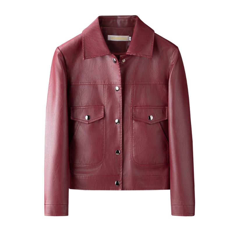 Women'S Fashion Jackets Amazon - 2025 Autumn/Winter New Fashionable PU Leather