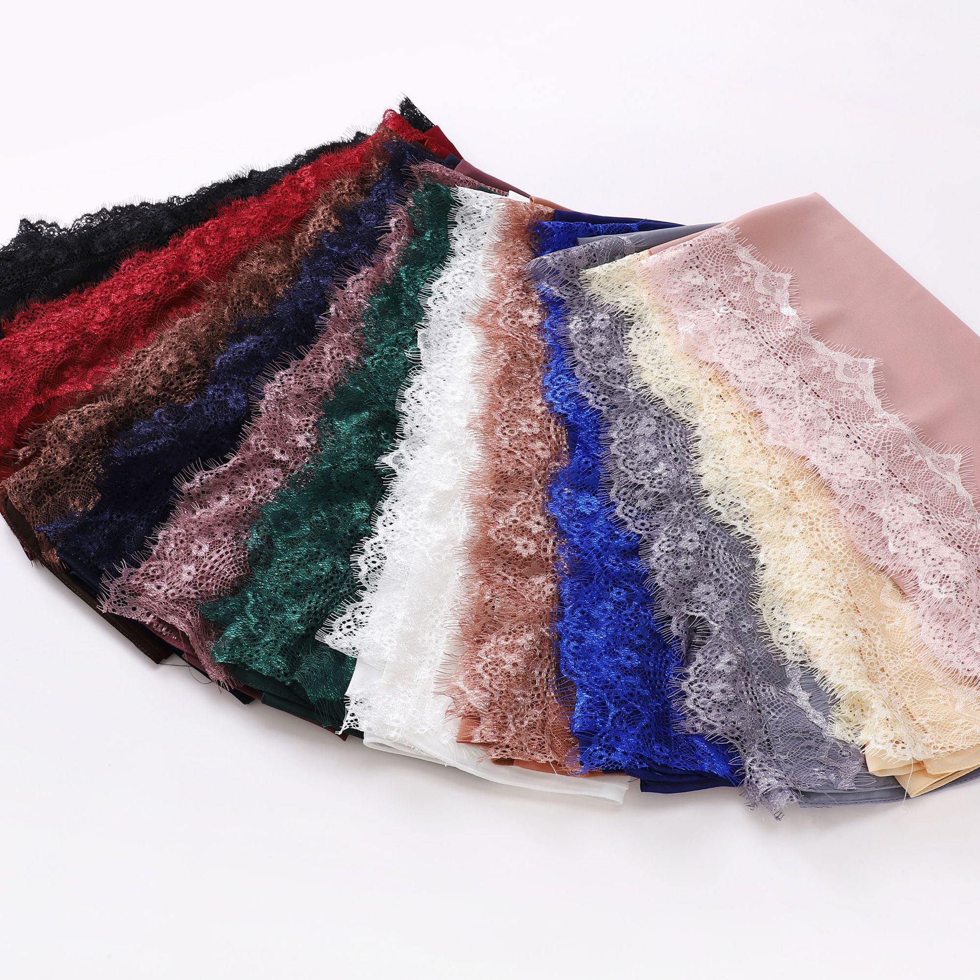 Trend Women Fashion - Luxury Lace Chiffon Hijabs Woman Muslim