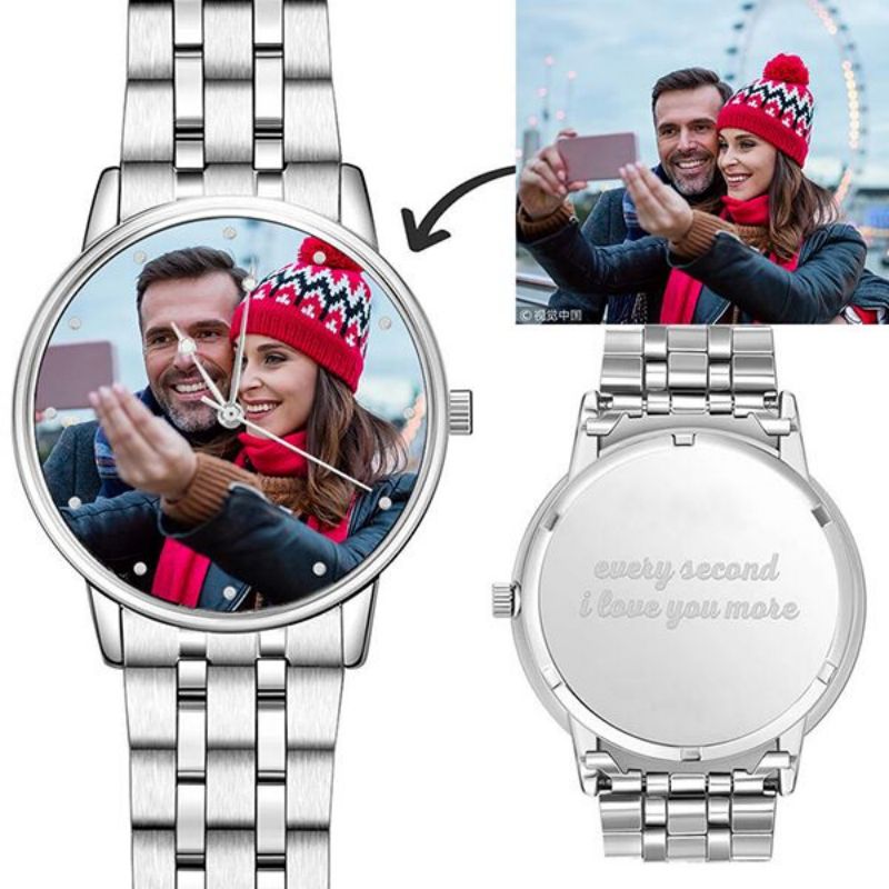 Women'S Fashion Quartz Watch - Amxiu Customized Family Lovers Picture Watches