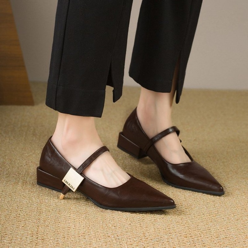 2025 Retro Style Thick Heel Wo - Women'S Fashion Spring 2025 recensie en prijs