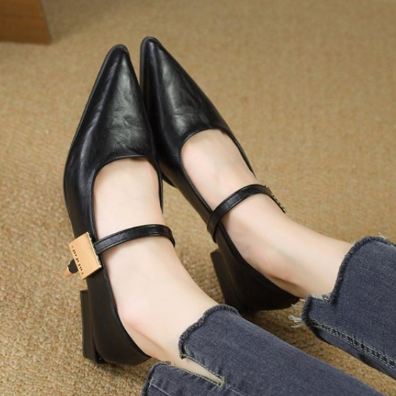 2025 Retro Style Thick Heel Wo - Women'S Fashion Spring 2025 recensie en prijs