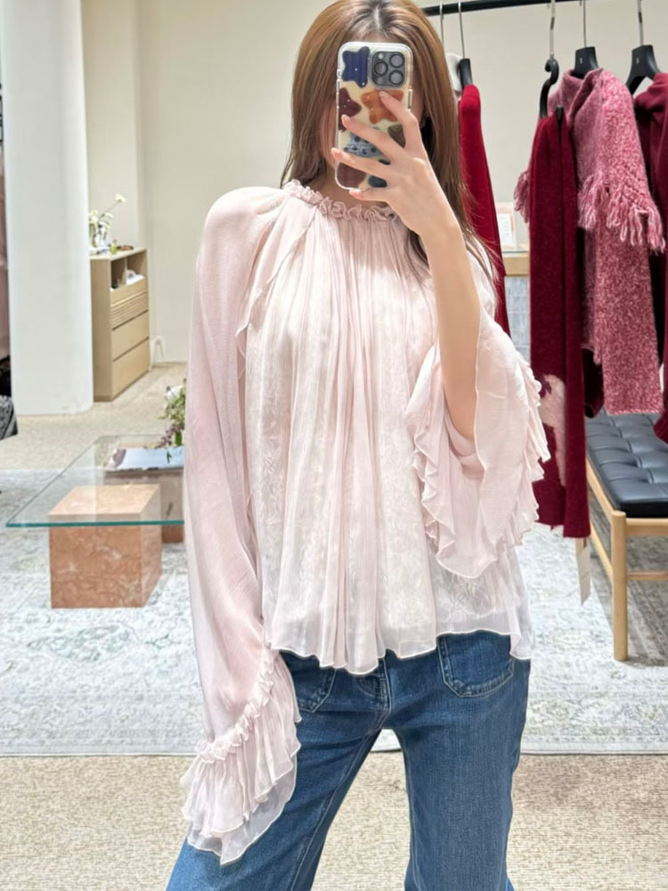 Lace ruffled loose top, stylis - Women'S Fashion For Summer 2026 recensie en prijs