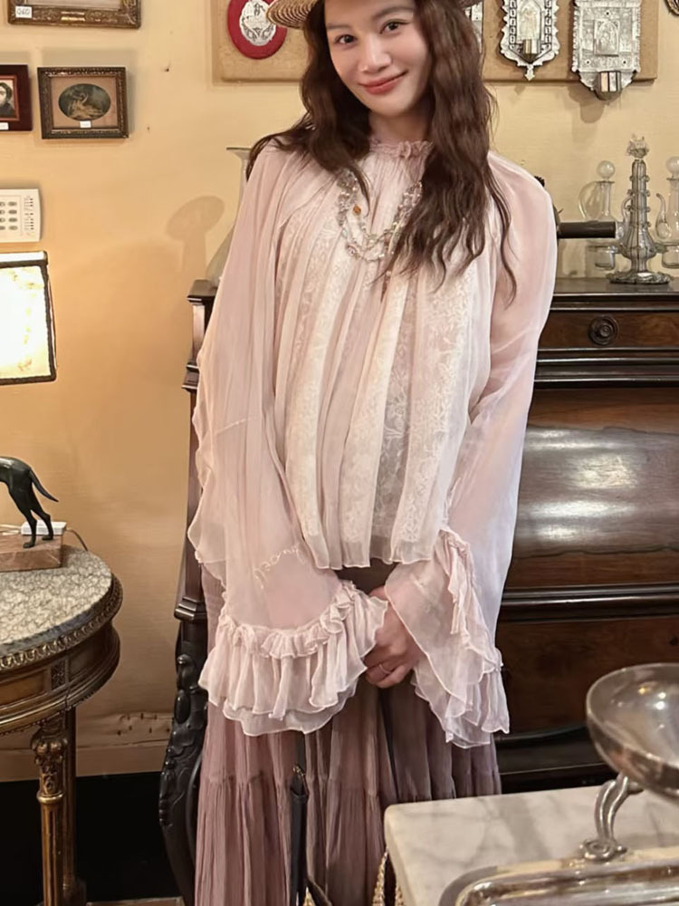 Lace ruffled loose top, stylis - Women'S Fashion For Summer 2026 recensie en prijs