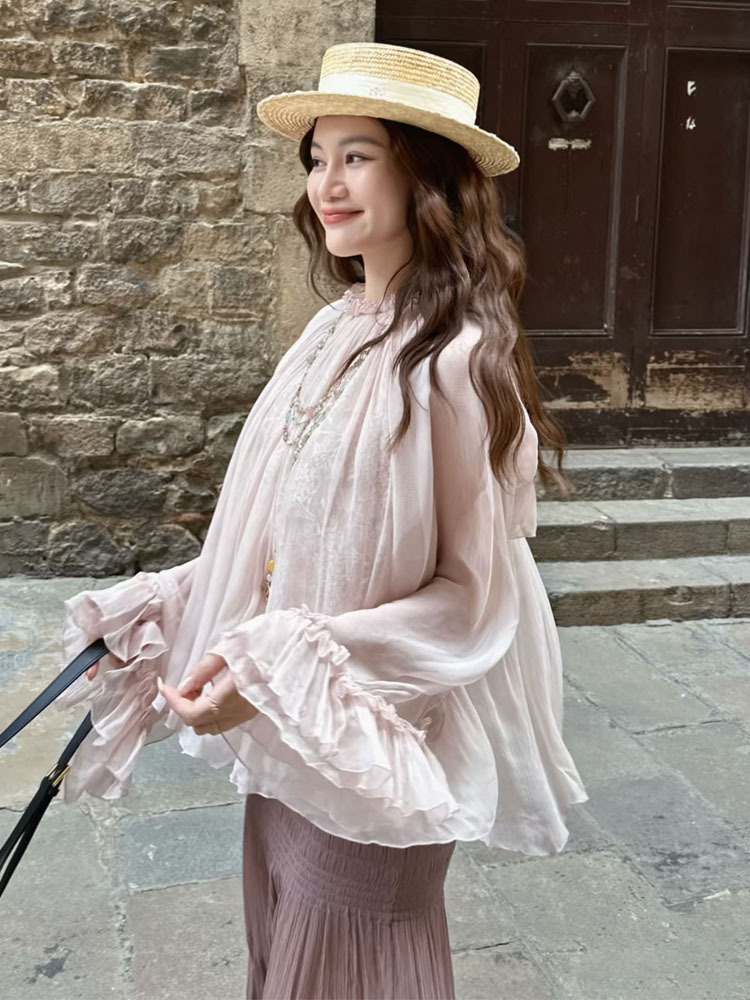 Lace ruffled loose top, stylis - Women'S Fashion For Summer 2026 recensie en prijs