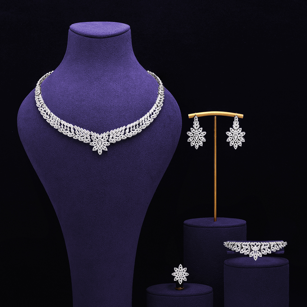 Trendy 4 Pieces Bride Zirconia - Women Fashion Uae recensie en prijs