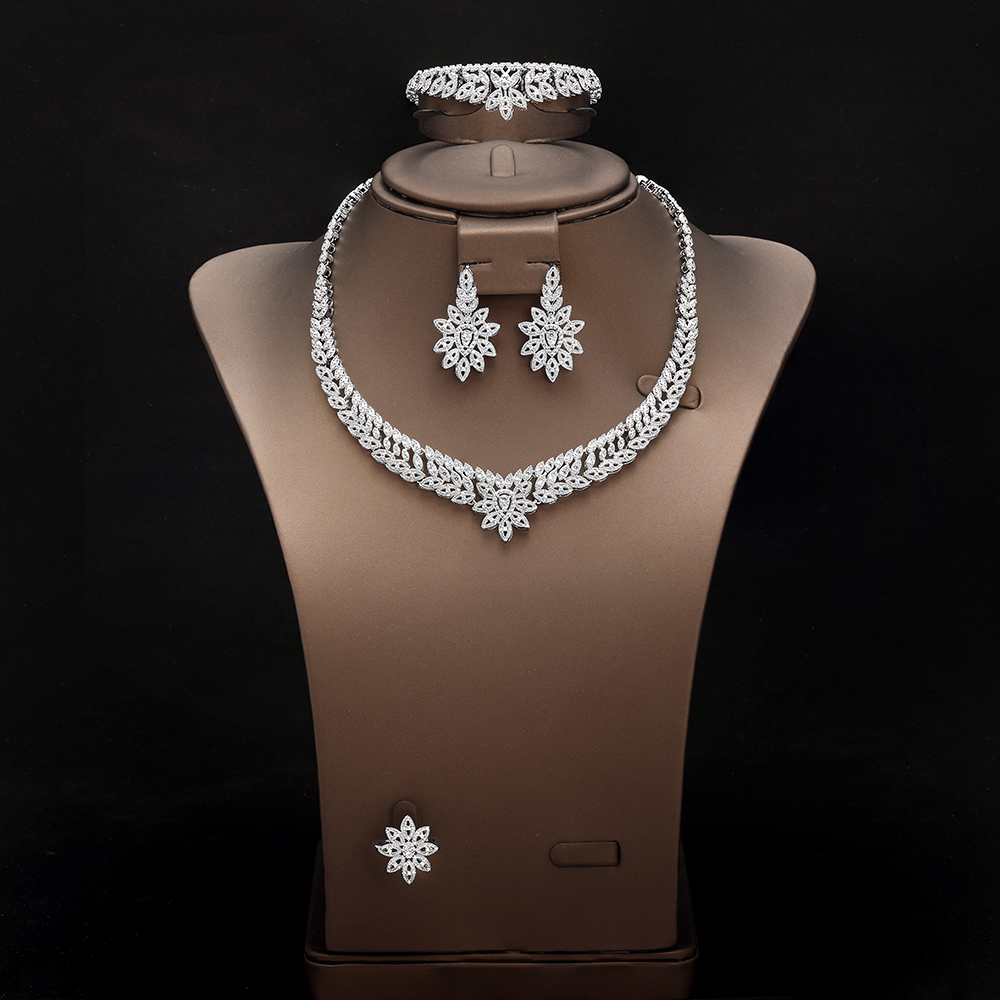 Trendy 4 Pieces Bride Zirconia - Women Fashion Uae recensie en prijs