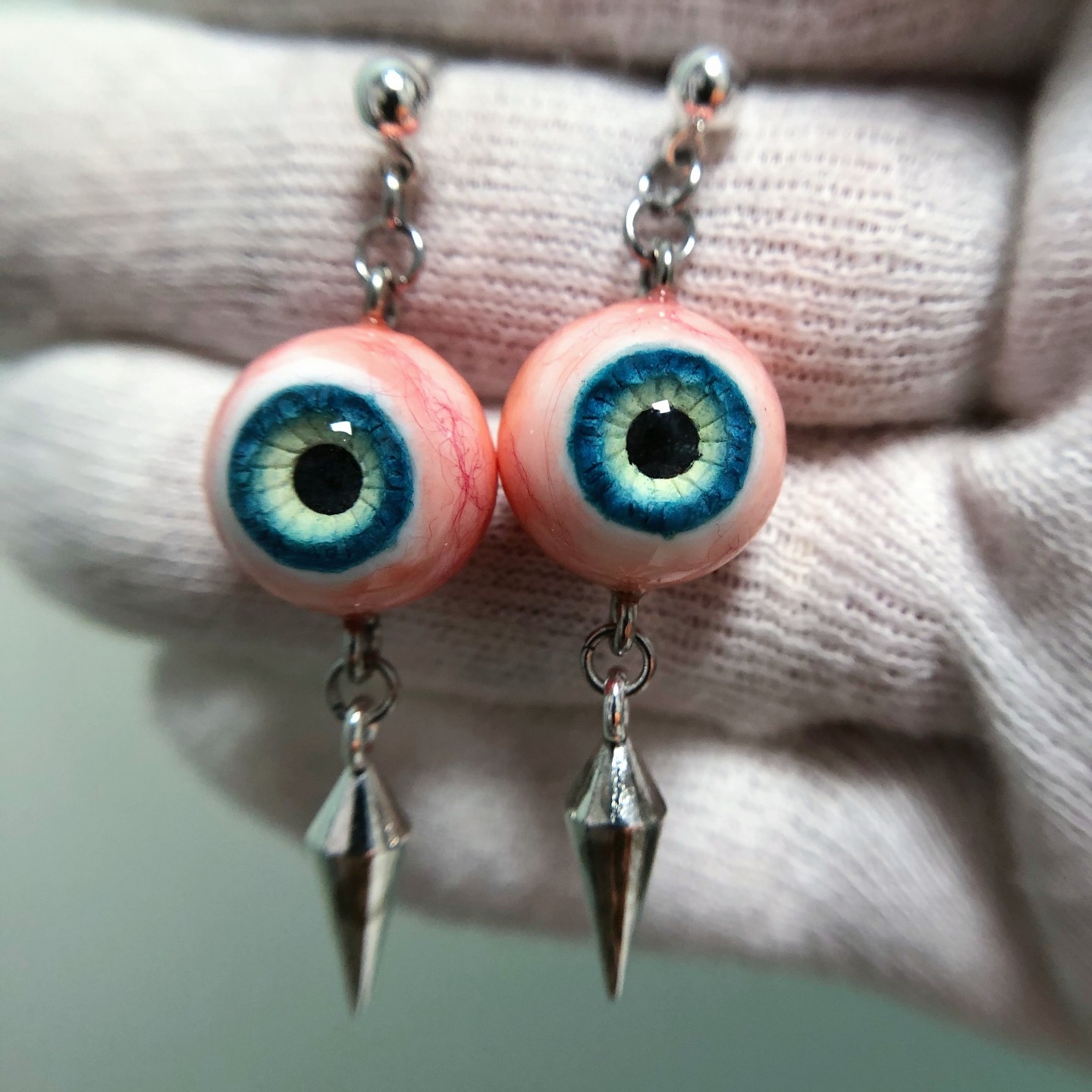 3160 Moss Green Eye Ball Hoop  - Women'S Fashion Edgy recensie en prijs