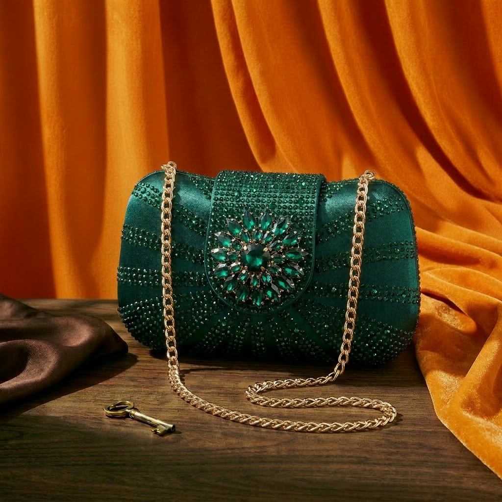 2026 Women's Elegant Green Rhi - Women Fashion Handbags recensie en prijs