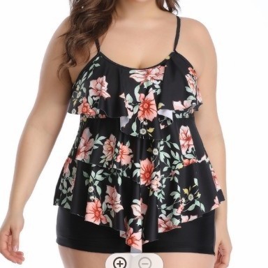 Tankini Woman Bikini Floral Pr - Crop Top Women recensie en prijs