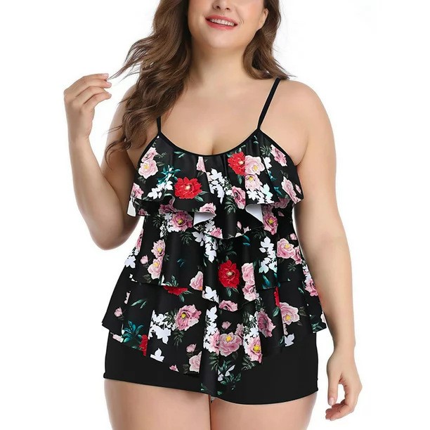 Tankini Woman Bikini Floral Pr - Crop Top Women recensie en prijs