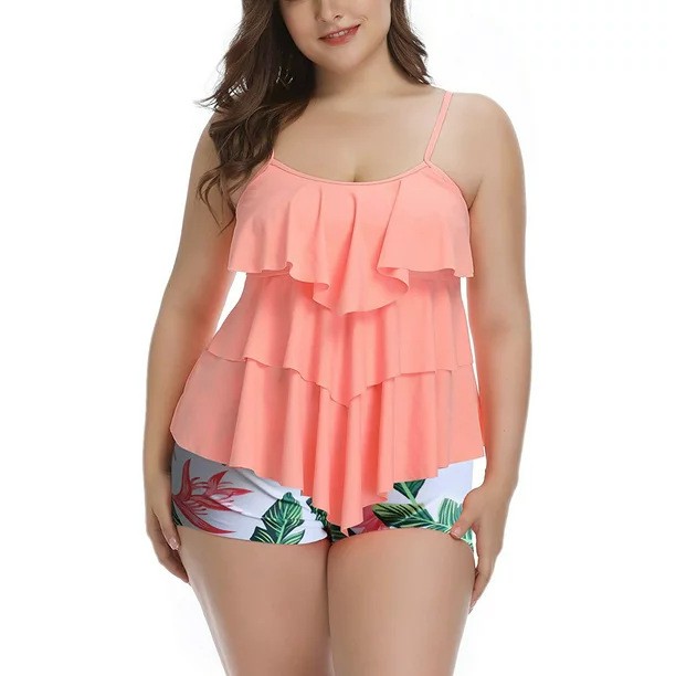 Tankini Woman Bikini Floral Pr - Crop Top Women recensie en prijs