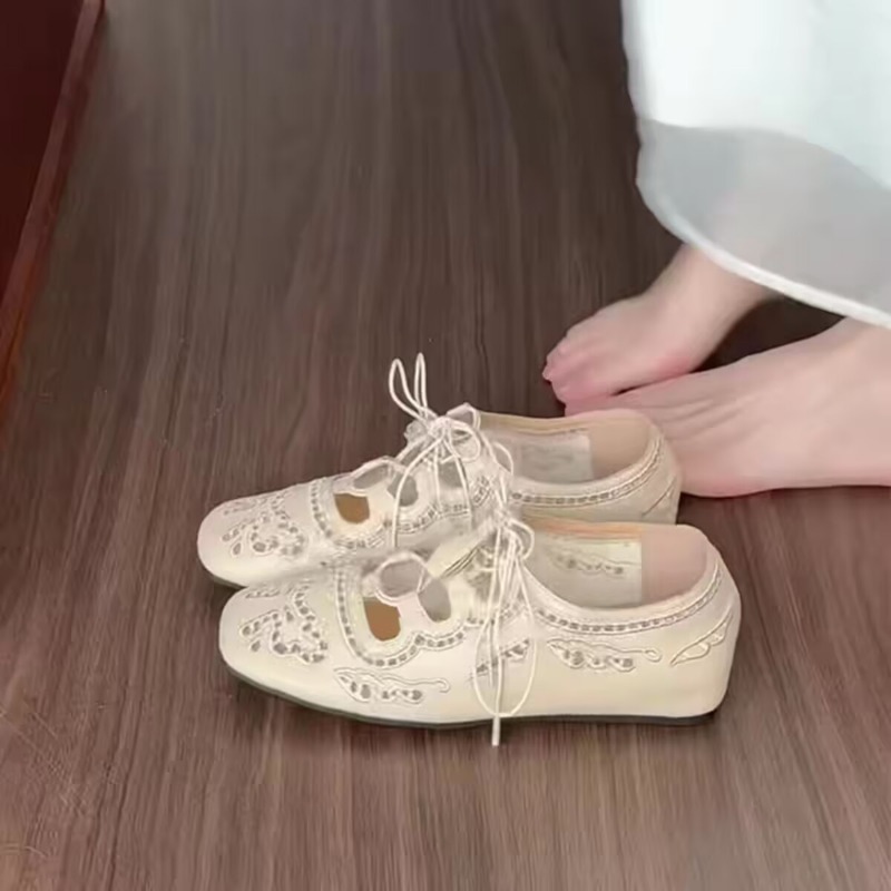 French Lace-Up 2026 Spring Squ - Women'S Fashion For Summer 2026 recensie en prijs