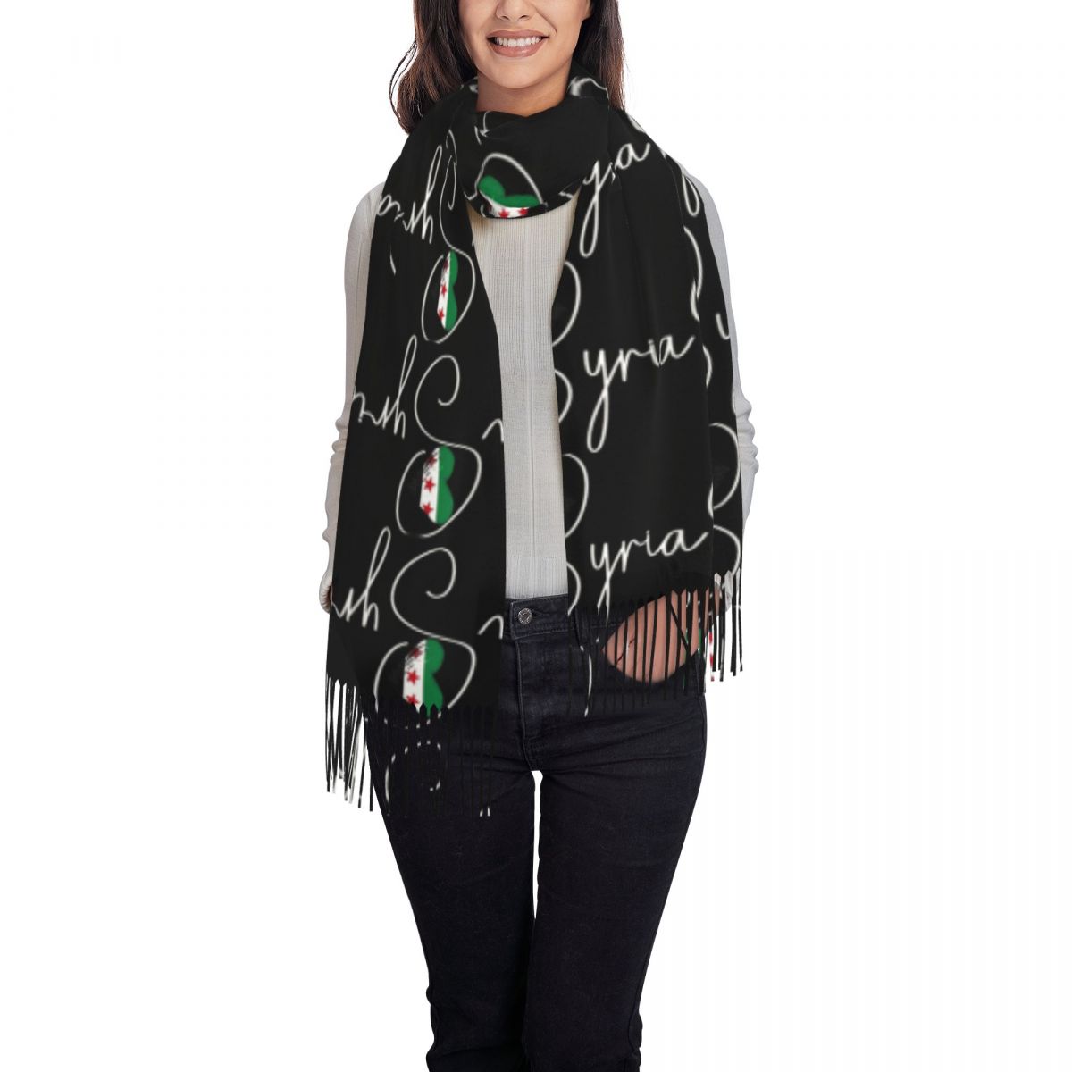 Warm Soft Scarf Winter I Love  - Women'S Fashion Revolution recensie en prijs