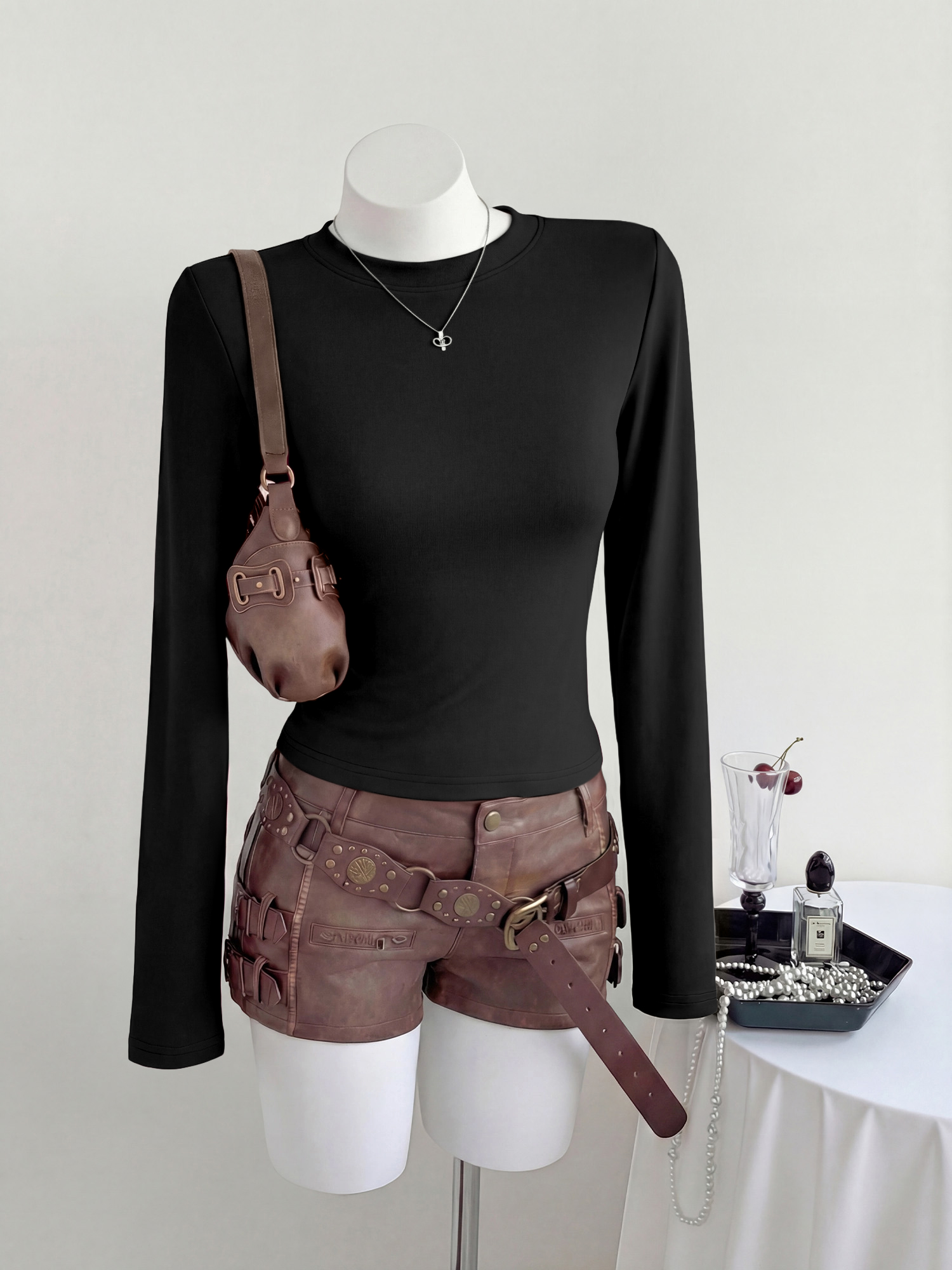 Y2K Cropped Long Sleeve T-Shir - Crop Top Women recensie en prijs