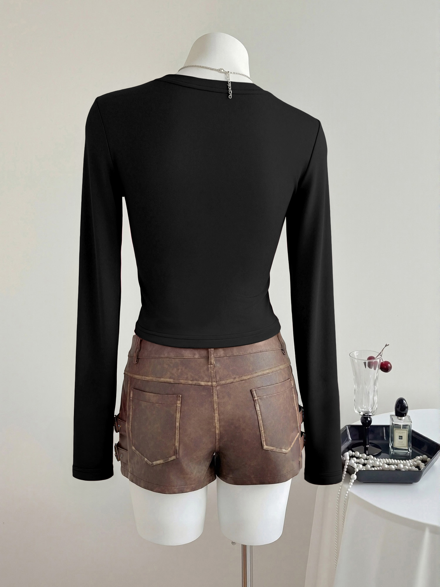 Y2K Cropped Long Sleeve T-Shir - Crop Top Women recensie en prijs