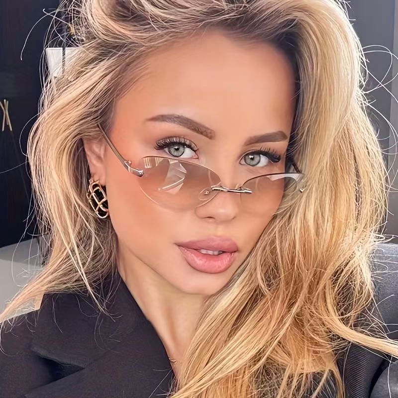 Rimless Oval Sunglasses Women  - Women'S Fashion Eyeglass Frames recensie en prijs