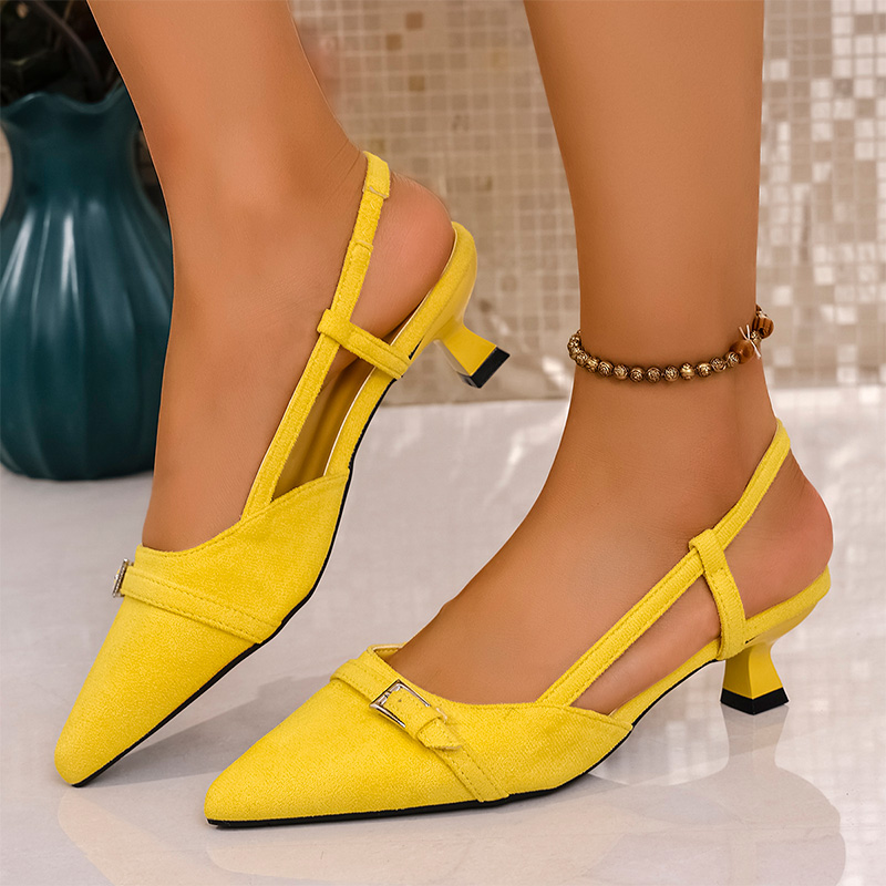 Fashion Yellow High Heels Sand - Women'S Fashion Spring 2025 recensie en prijs