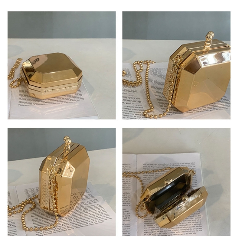 Mini Luxury Gold Party Evening - Women Fashion Handbags recensie en prijs