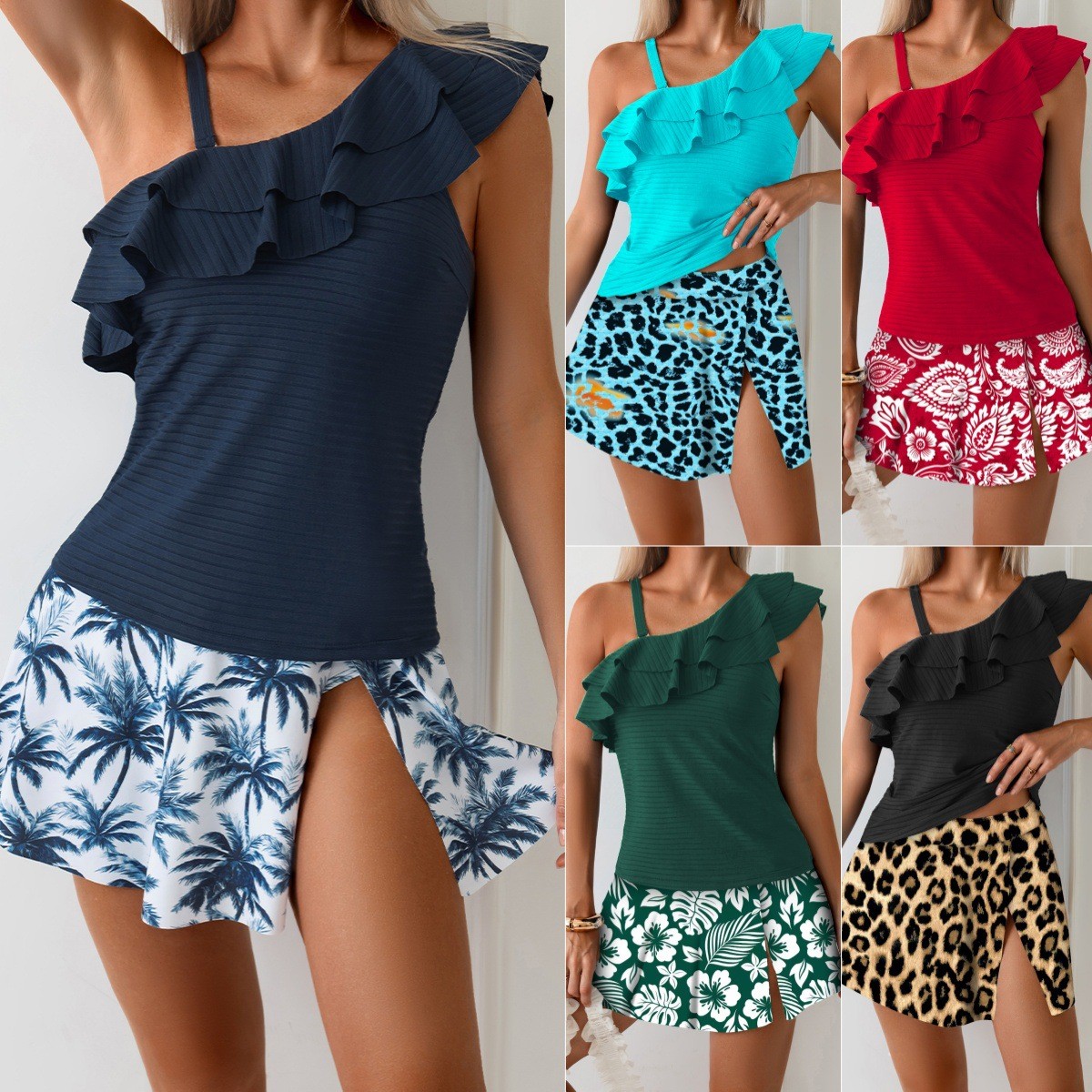 Woman Tankini Swimwear Sleevel - Crop Top Women recensie en prijs