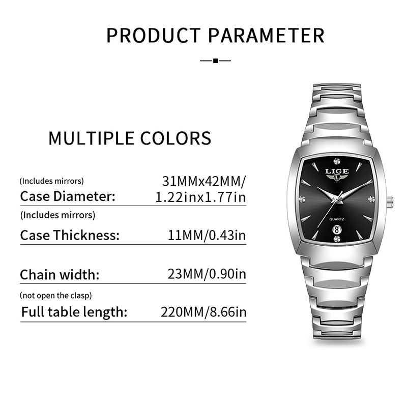 LIGE Watch women Business Luxu - Women'S Fashion Quartz Watch recensie en prijs