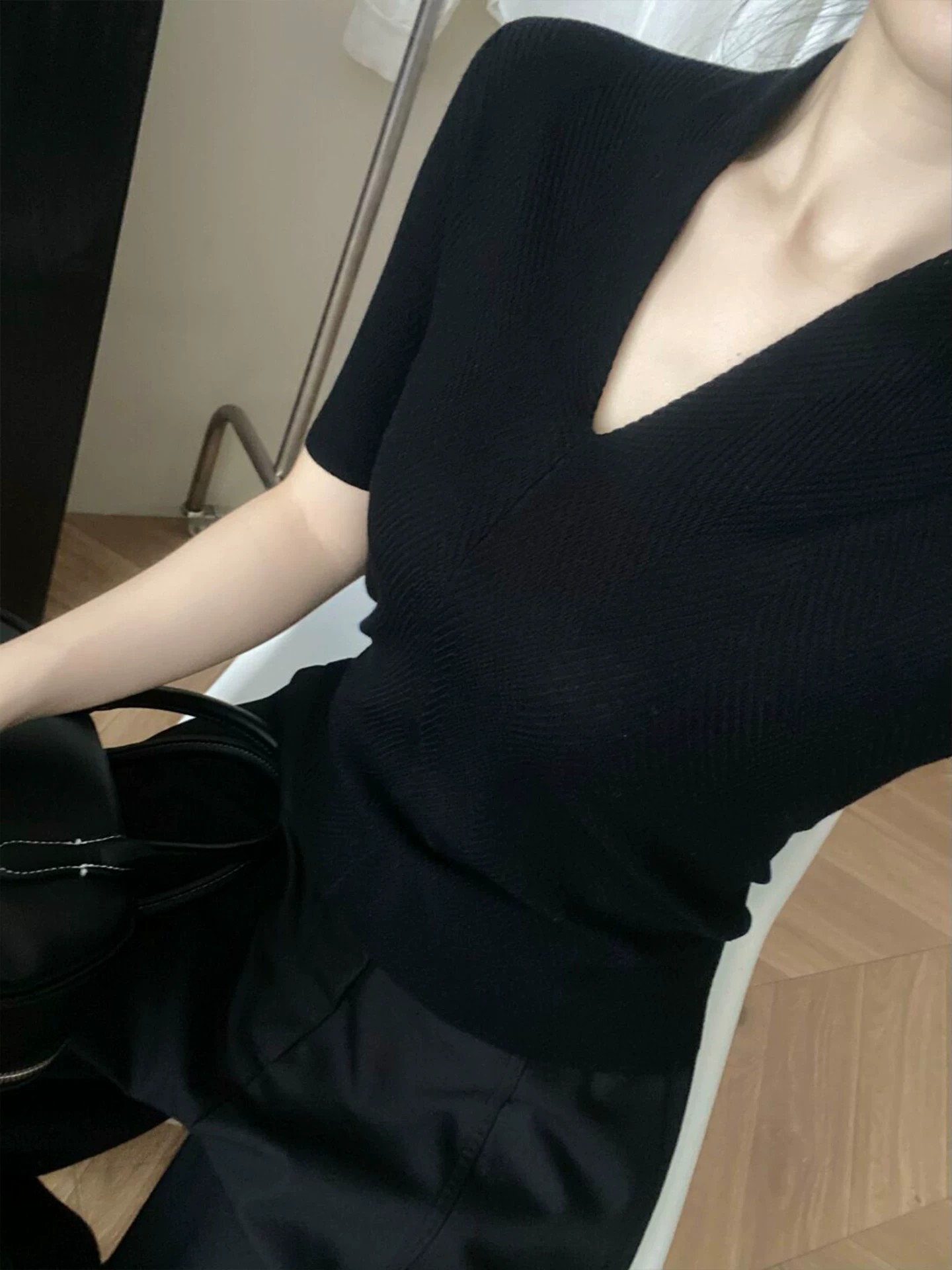 Light Luxury High-End White V- - Women'S Fashion For Summer 2026 recensie en prijs