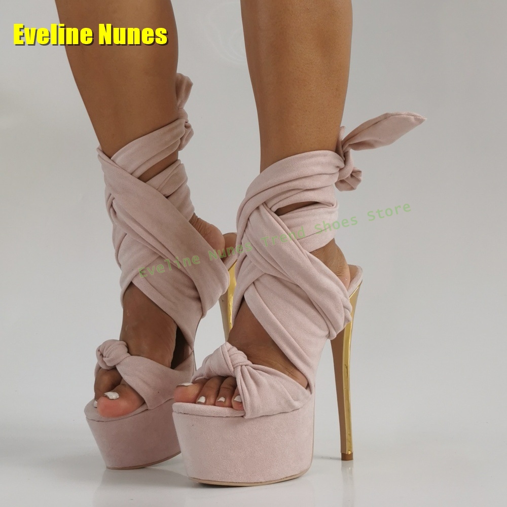 Pink Ankle Strap Sexy Sandals  - Women'S Fashion Spring 2025 recensie en prijs