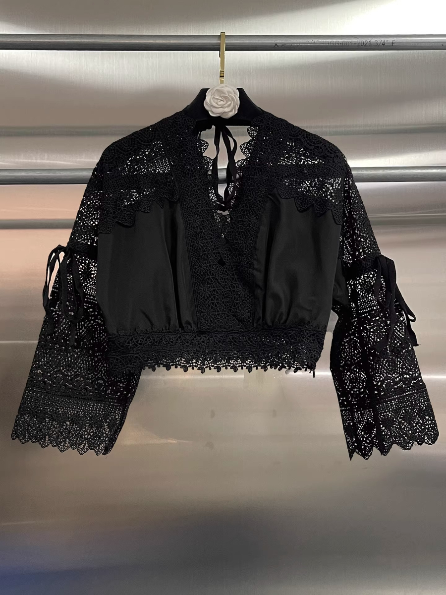 GALCAUR Black Spliced Lace Two - Women'S Fashion Edgy recensie en prijs