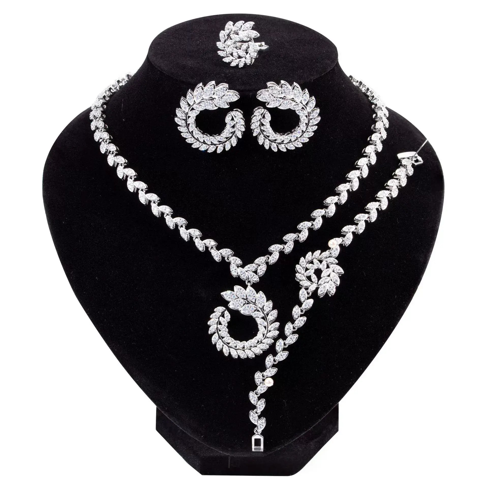4PCS Wedding Jewelry Set Cubic - Women Fashion Uae recensie en prijs
