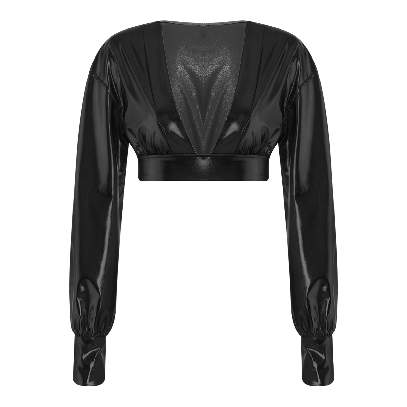 Womens Y2K Metallic Shiny Hip  - Crop Top Women recensie en prijs